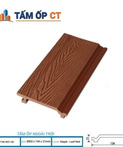 Tấm ốp ngoài trời 3D màu Maple-leaf red sang trọng và đẳng cấp