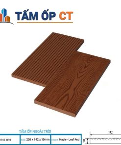 Tấm Nhựa ngoài Trời HB142W10-Maple-Leaf Red cao cấp