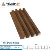 Tấm Ốp Lam Sóng LS4C 07 với màu nâu gỗ tự nhiên sang trọng