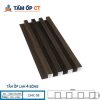 Tấm Ốp Lam Sóng LS4C-08 với màu nâu đen huyền bí