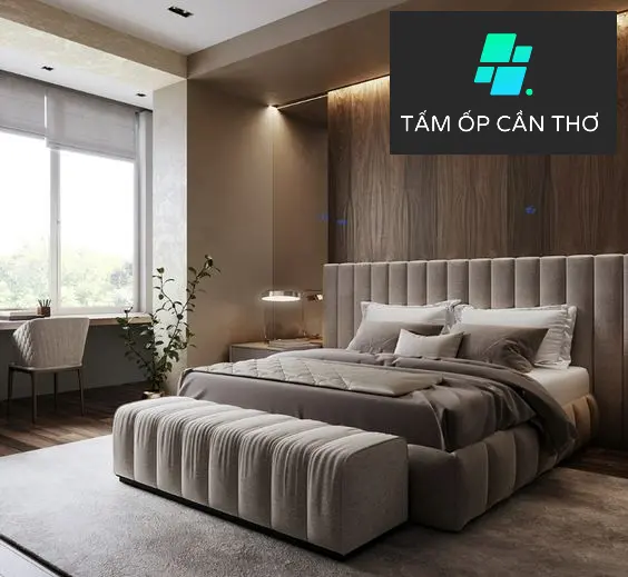 Tấm nhựa ốp tường phòng ngủ