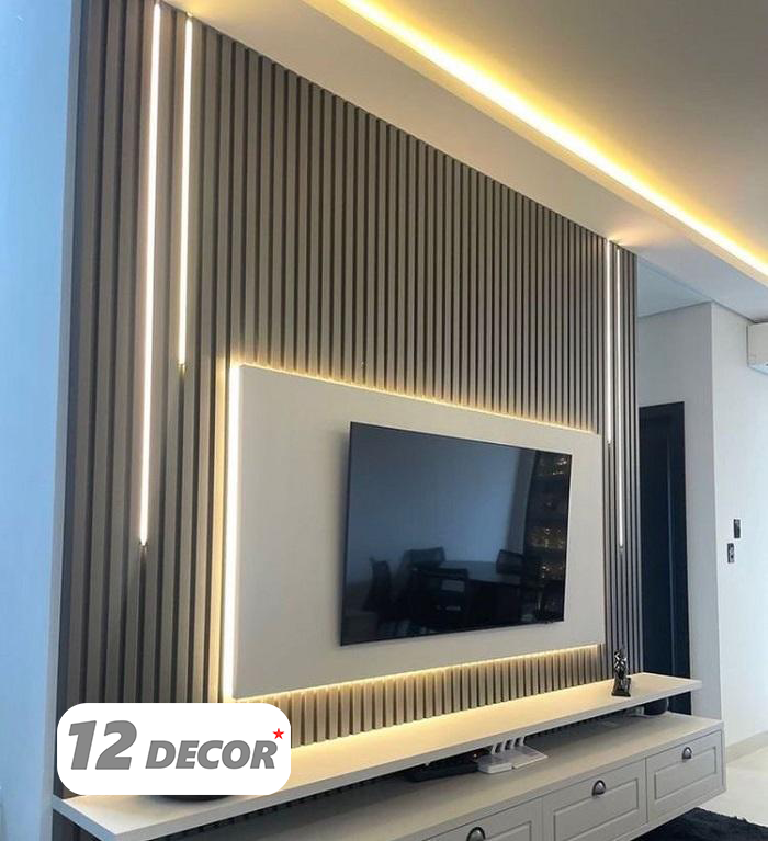 15 mẫu tấm ốp lam sóng đẹp cho spa showroom cafe và nhà phố